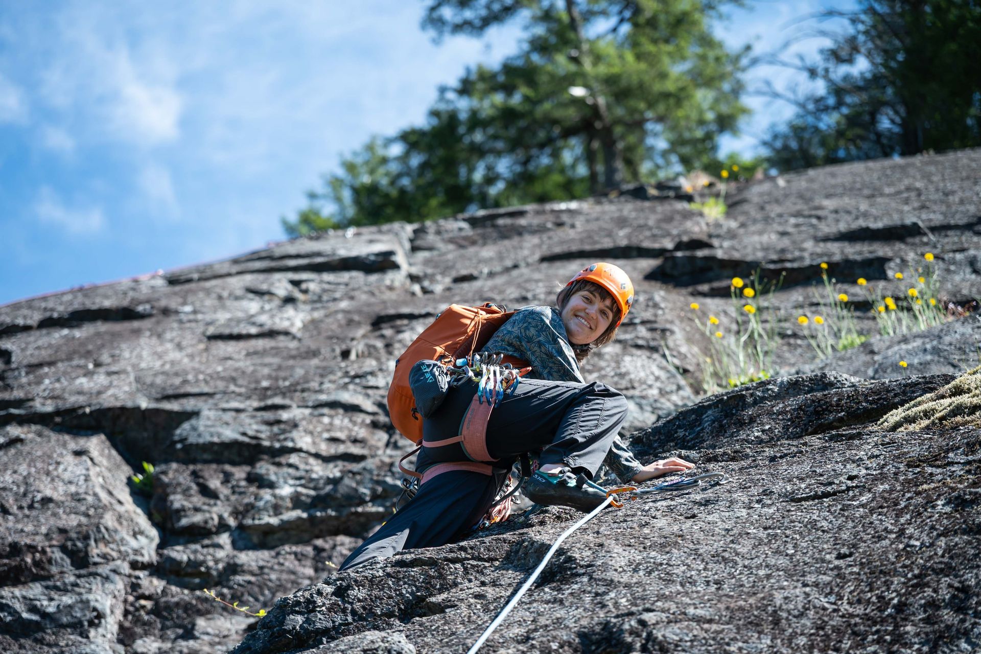 A double date on the Middle Fork's Spouse Wall